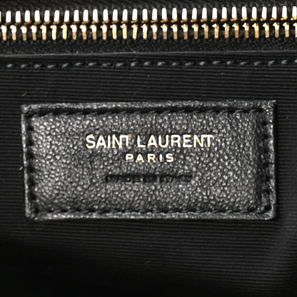 Saint Laurent Lambskin Quilted Maxi Icare Shopping Tote Black 6 of 11