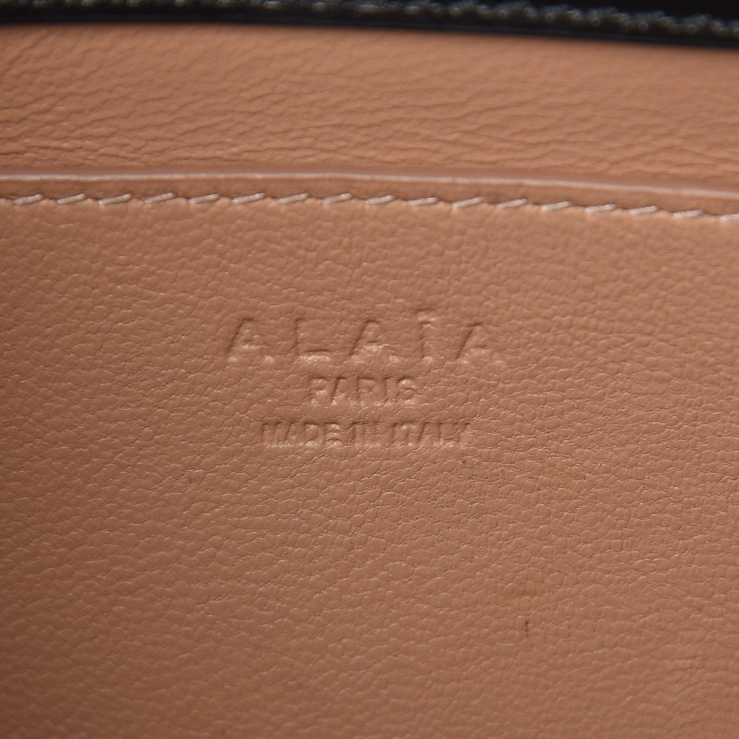 Alaia Calfskin Studded Arabesque Shoulder Bag Black 6 of 10