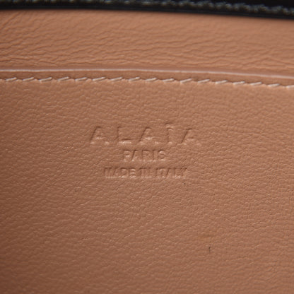 Alaia Calfskin Studded Arabesque Shoulder Bag Black 6 of 10