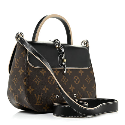 Louis Vuitton Calfskin Monogram Chain It Bag PM Black 3 of 10