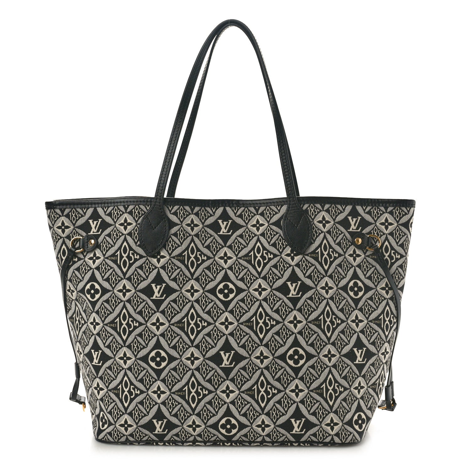 Louis Vuitton Jacquard Since 1854 Neverfull MM Grey 1 of 10