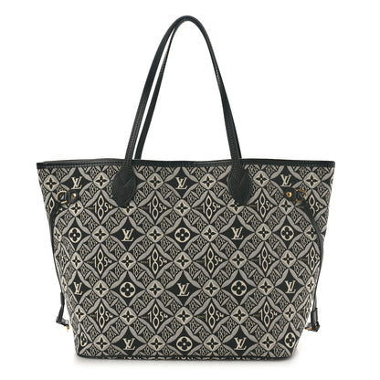 Louis Vuitton Jacquard Since 1854 Neverfull MM Grey 1 of 10