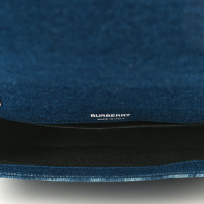 Burberry Denim Quilted Small Lola Bag Blue 5 of 10