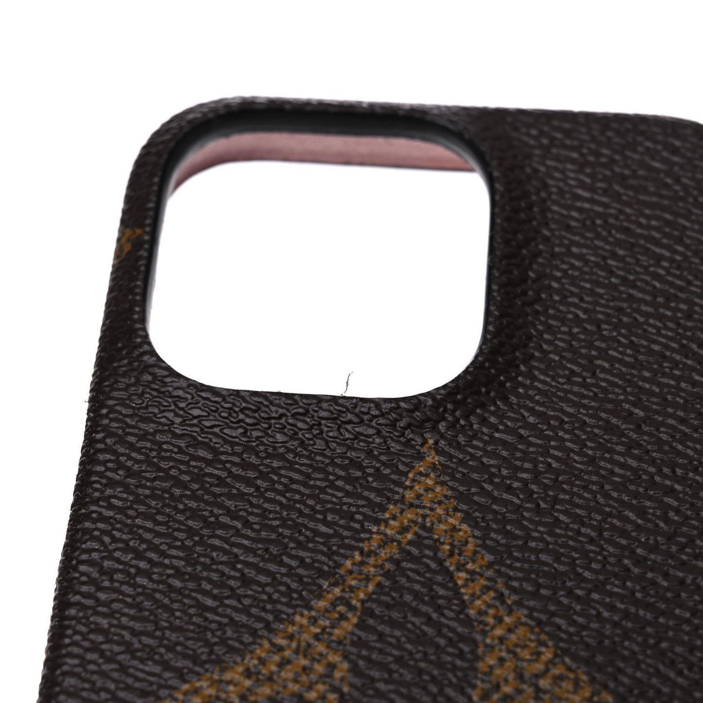 Monogram Bumper On Strap iPhone 13 Shoulder Strap Creme Pink