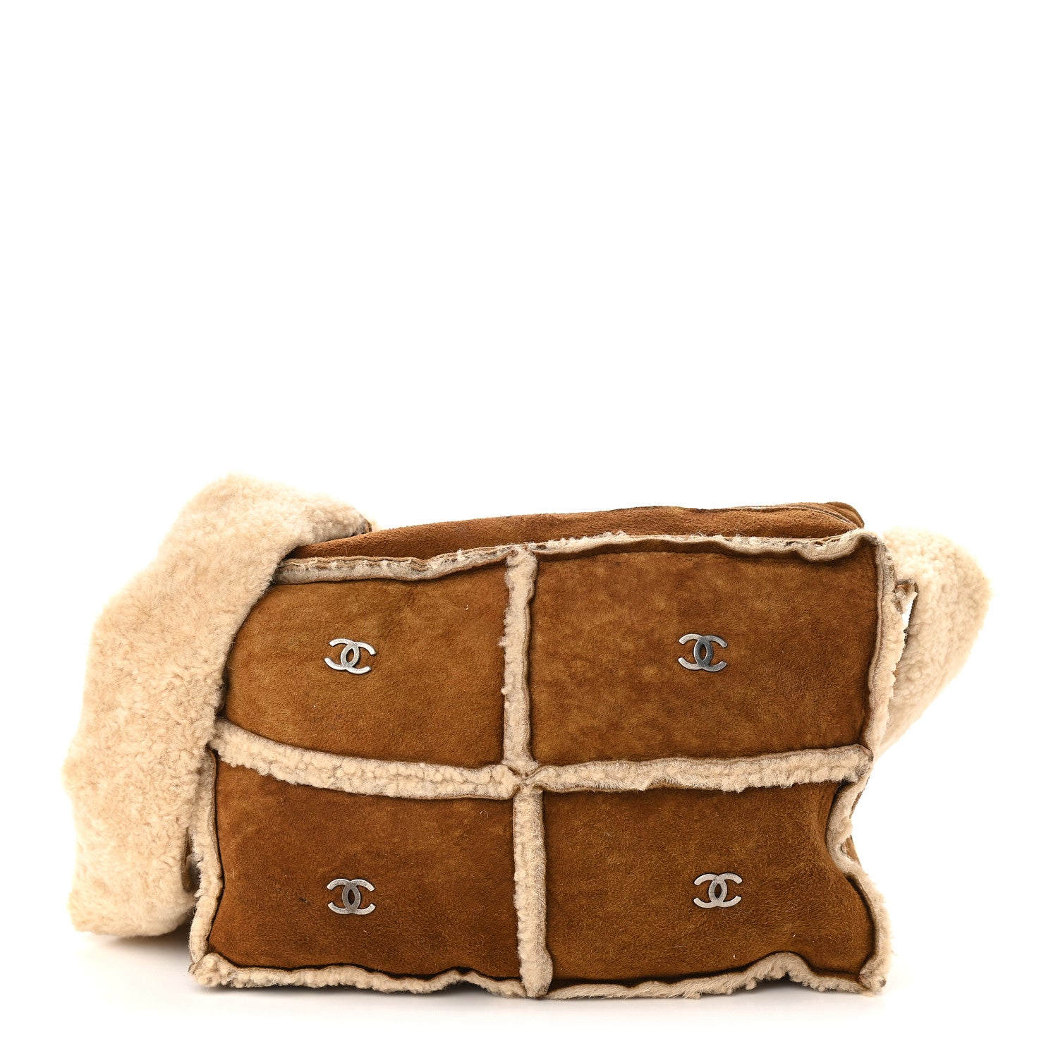 Chanel Sheepskin Sherpa Shoulder Bag 1 of 12