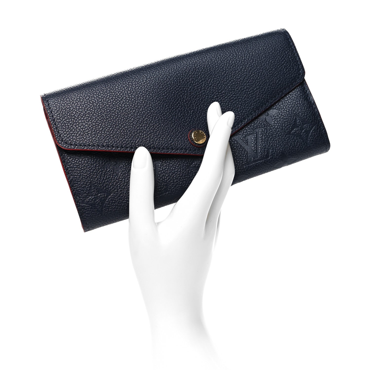 Louis Vuitton Empreinte Sarah Wallet NM Marine Rouge 2 of 7