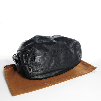 Gucci Guccissima Large Sukey Tote Black 4 of 8