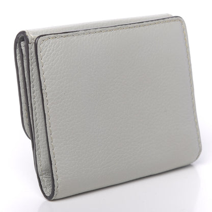 Chloe Grained Calfskin Marcie Square Wallet Atoll Blue 3 of 10