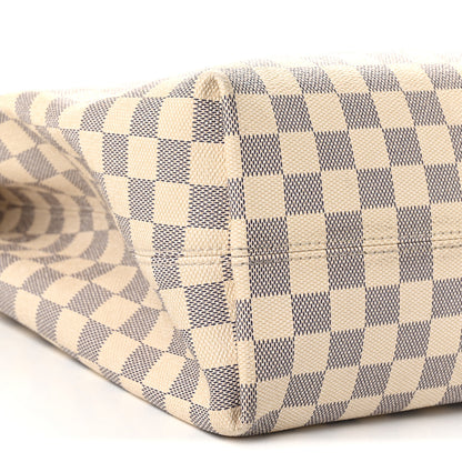 Louis Vuitton Damier Azur Graceful MM Rose Ballerine 9 of 11