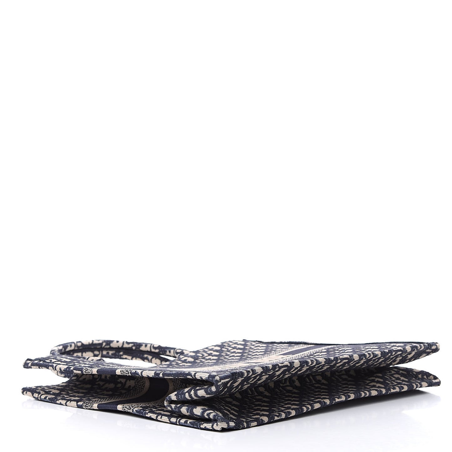 Oblique Book Tote Blue Multicolor