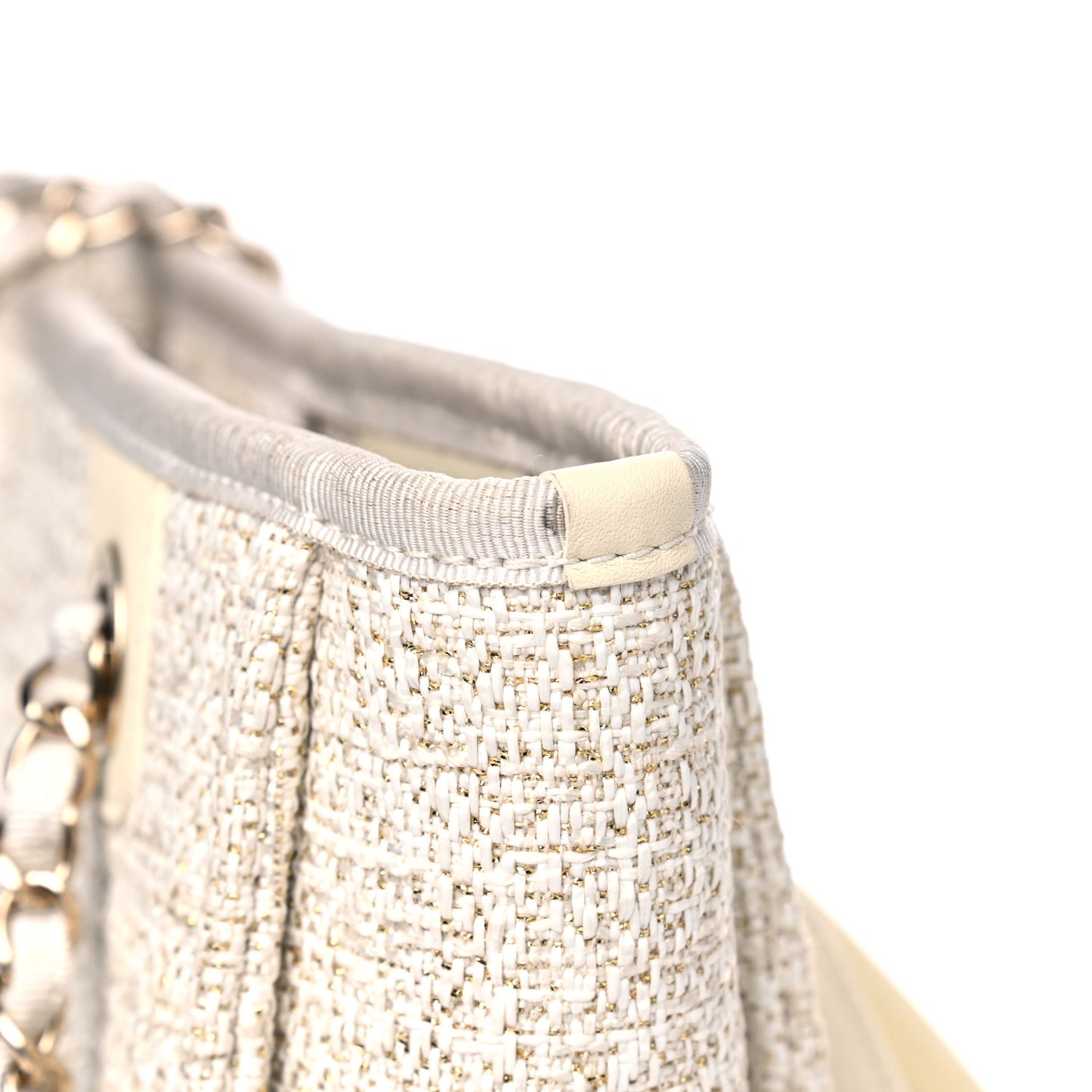Canvas Mini Deauville Tote Light Beige