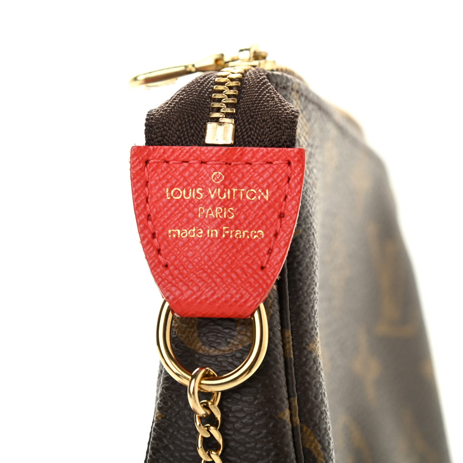Louis Vuitton Monogram 2018 Christmas Animation Mini Cats Pochette Accessories 6 of 7