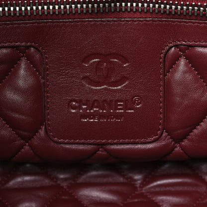 Chanel Lambskin Quilted Small Coco Cocoon Reversible Tote Black 6 of 10
