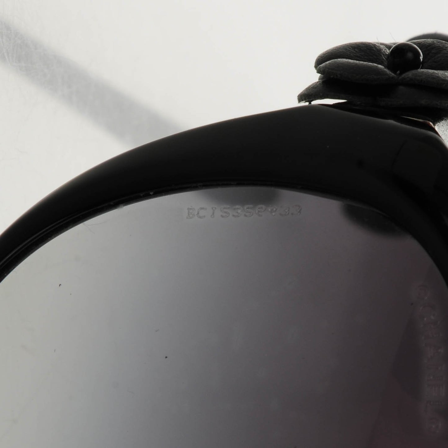 Lambskin Camellia CC Sunglasses 5316 Q Black
