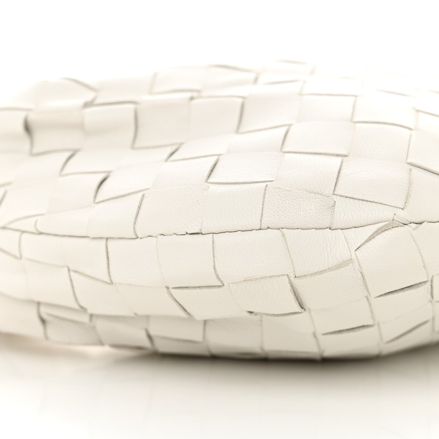 Patent Nappa Intrecciato Mini Jodie White