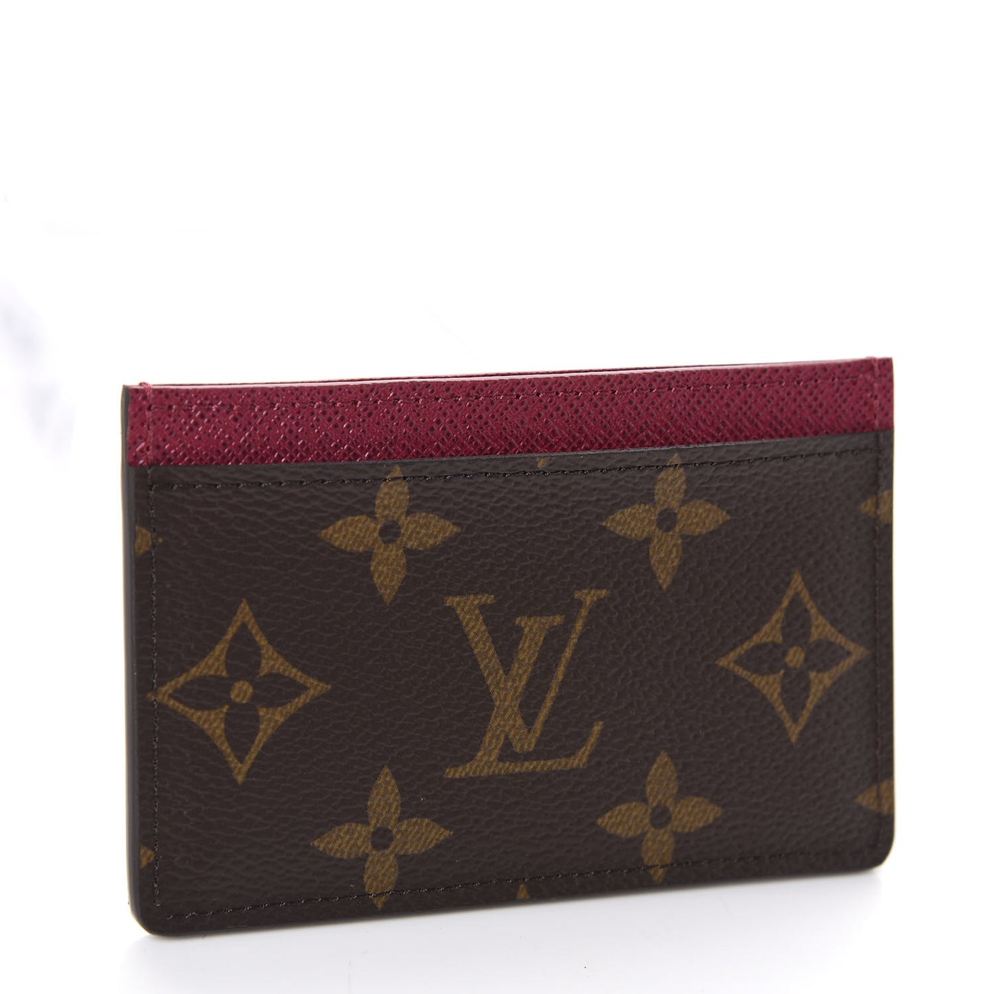 Monogram Card Holder Fuchsia