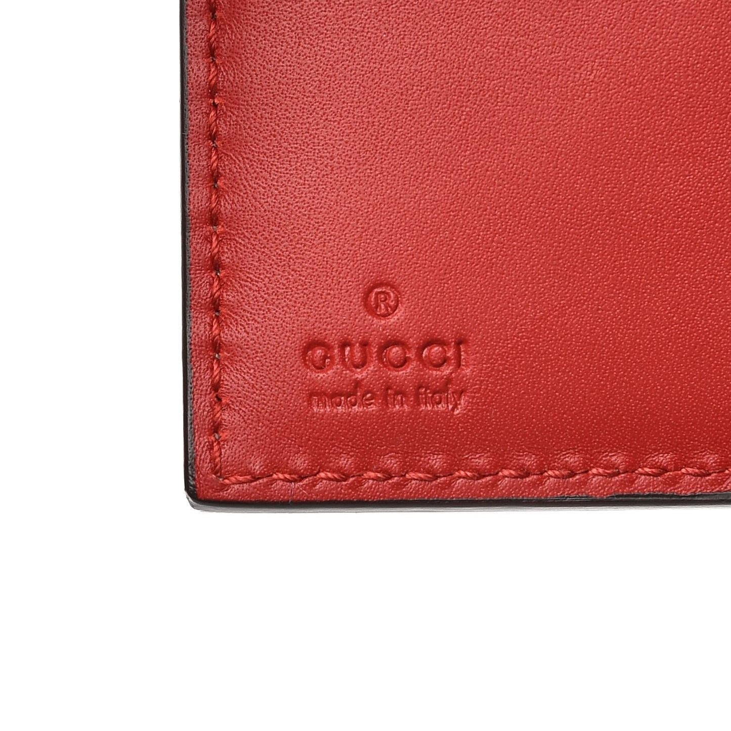 GG Supreme Monogram Blooms French Flap Wallet Beige Blue Navy Hibiscus Red