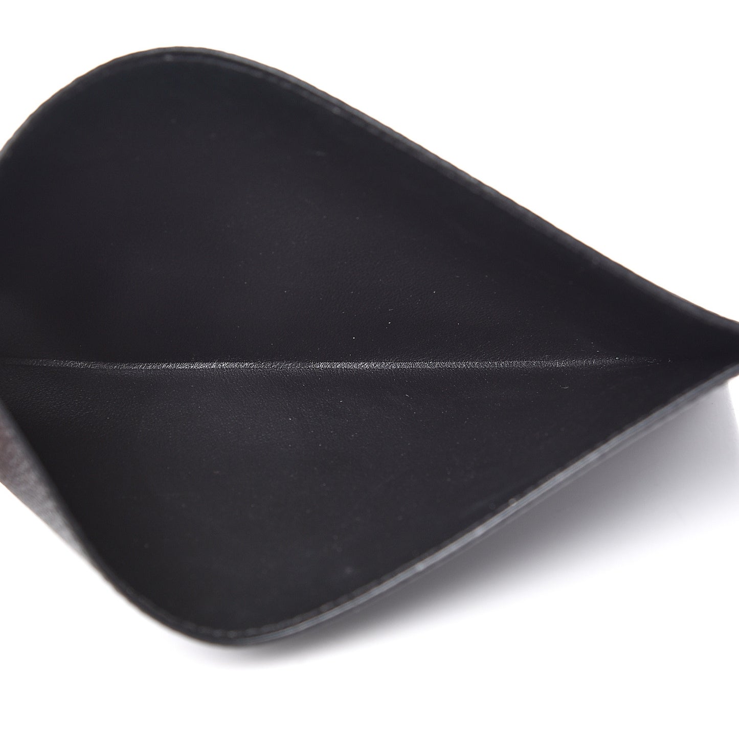 Calfskin Felicie Chain Wallet Card Holder Insert Black