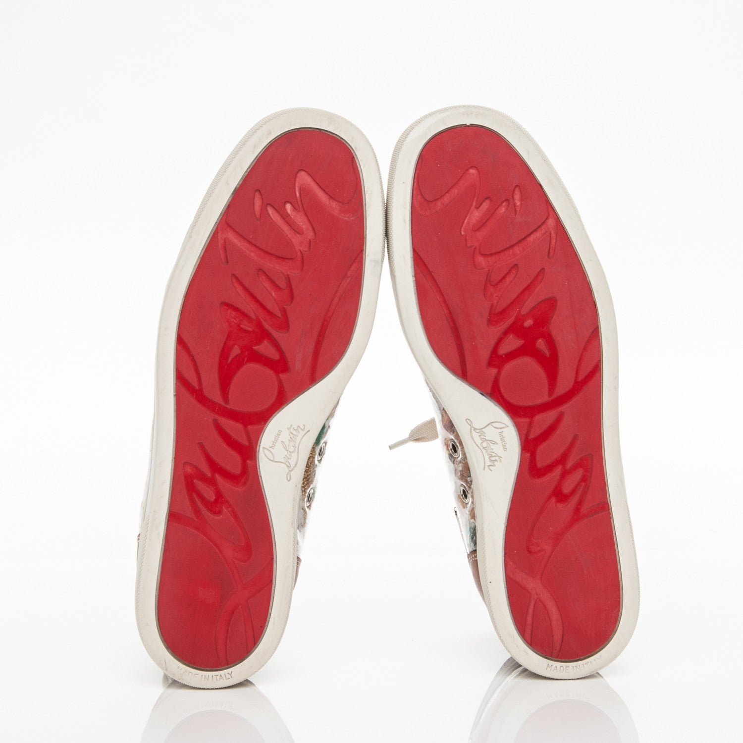 Christian Louboutin Patent Louis Trash Flat Sneakers 41 Multi 5 of 8