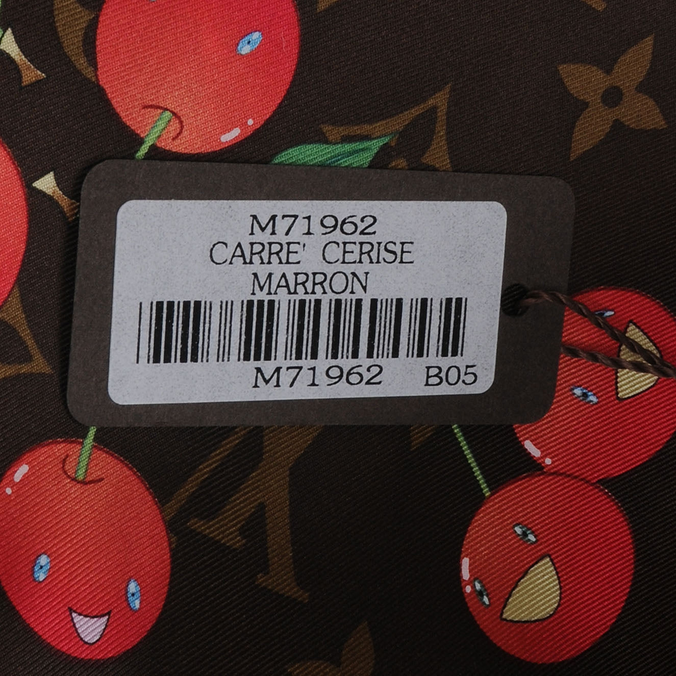 Monogram Cerises Scarf