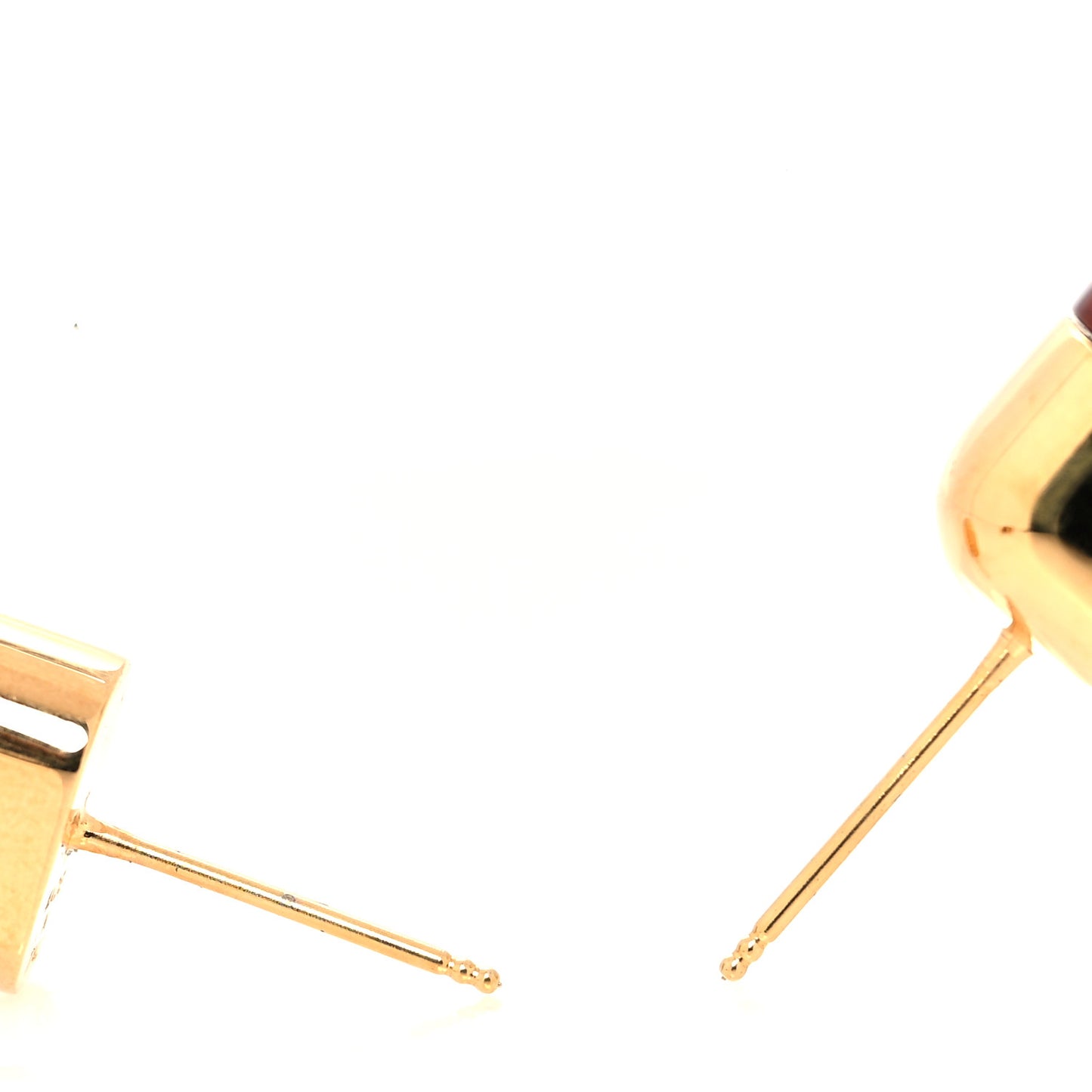 Plexiglass F Earrings Brown