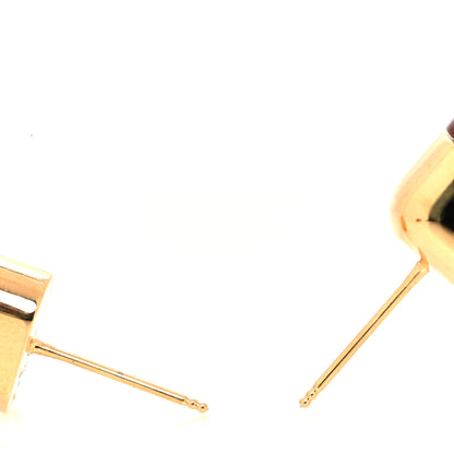 Fendi Plexiglass F Earrings Brown 4 of 6