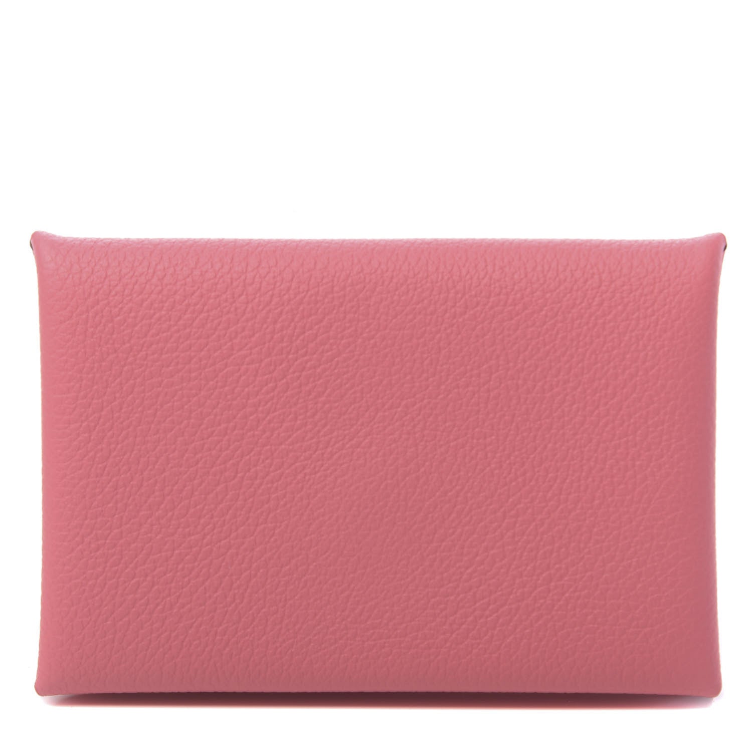 Hermes Evercolor Calvi Card Case Rose Azalee 1 of 7