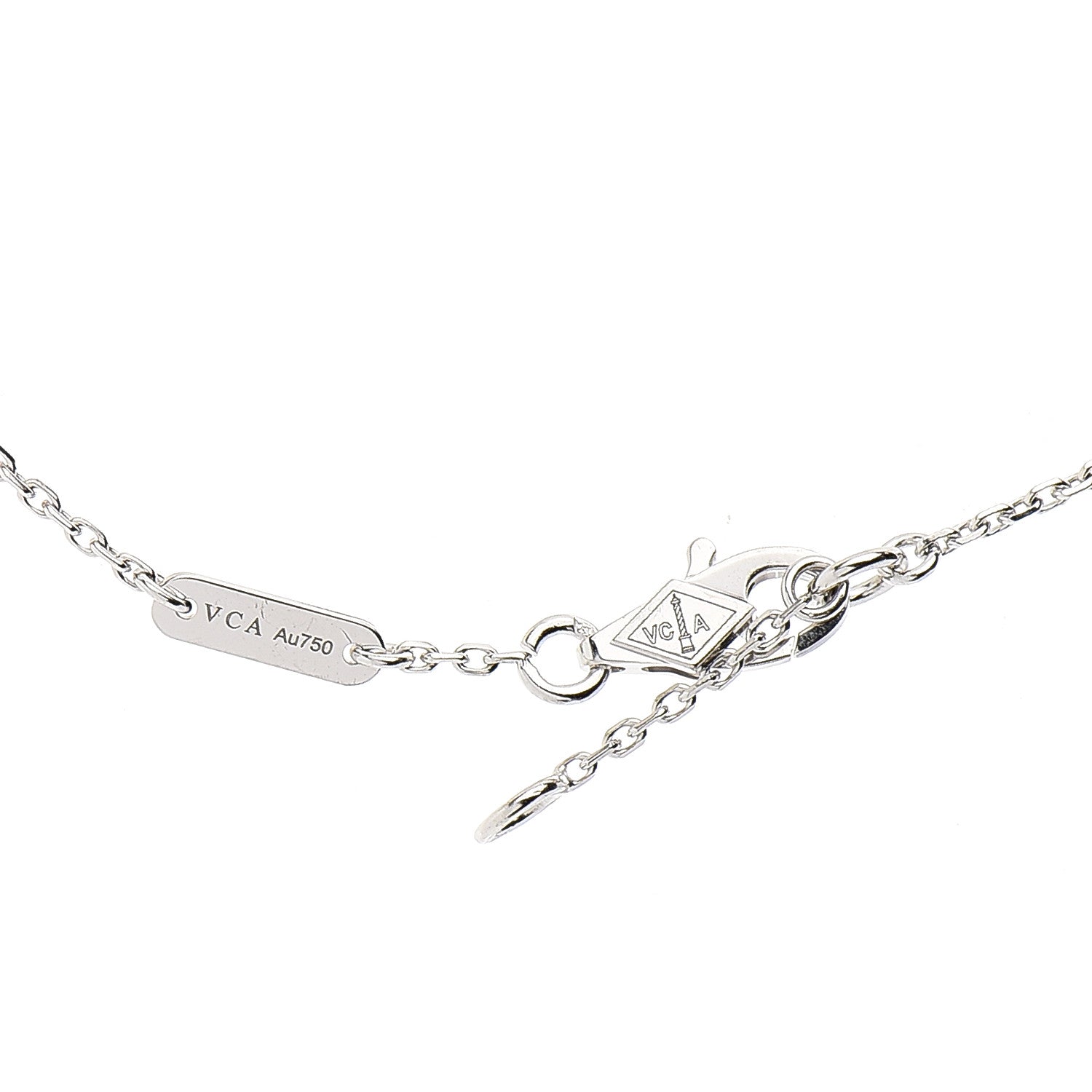 Van Cleef & Arpels 18K White Gold Diamond Mini Frivole Bracelet 4 of 6