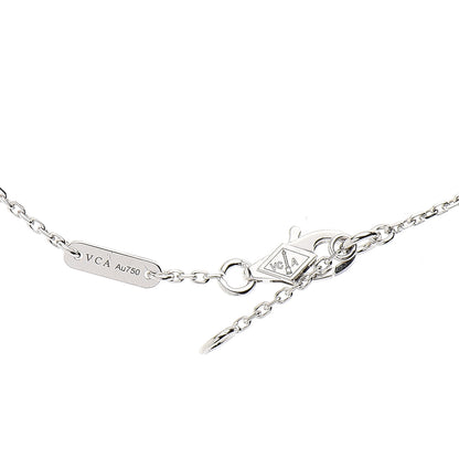 Van Cleef & Arpels 18K White Gold Diamond Mini Frivole Bracelet 4 of 6
