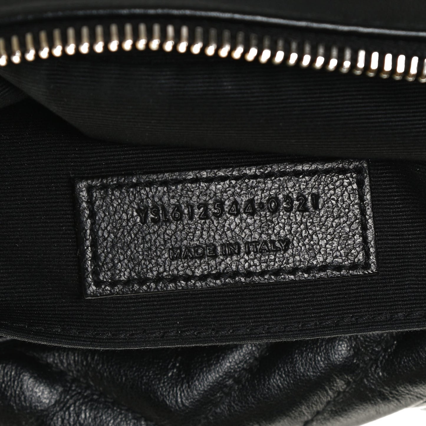 Calfskin Matelasse Monogram Lou Camera Bag Black
