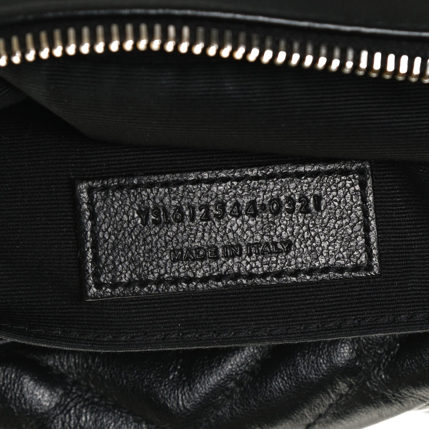 Saint Laurent Calfskin Matelasse Monogram Lou Camera Bag Black 7 of 10