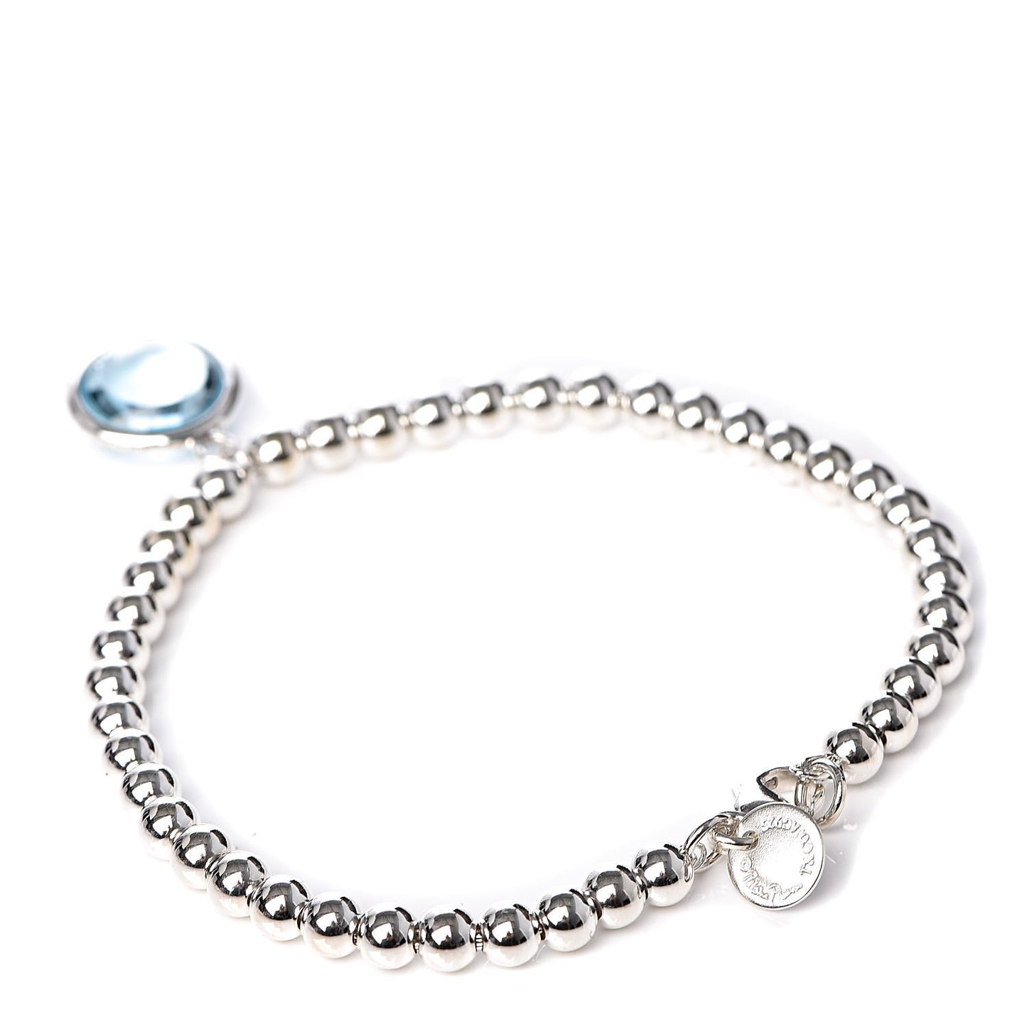 Sterling Silver Blue Topaz Paloma's Sugar Stacks Beaded Bracelet