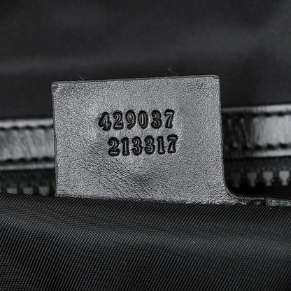 Gucci Techno Canvas Web Double Buckle Backpack Brown 7 of 7