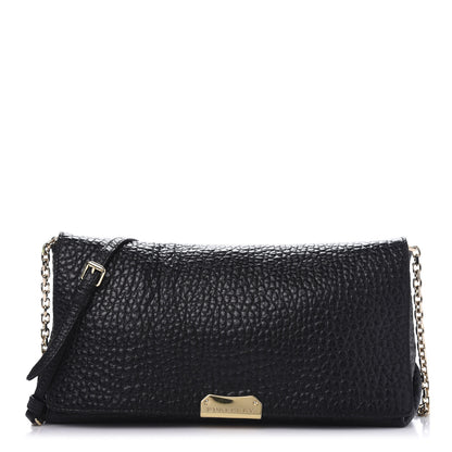 Burberry Signature Grain Medium Mildenhall Crossbody Bag Black 1 of 14