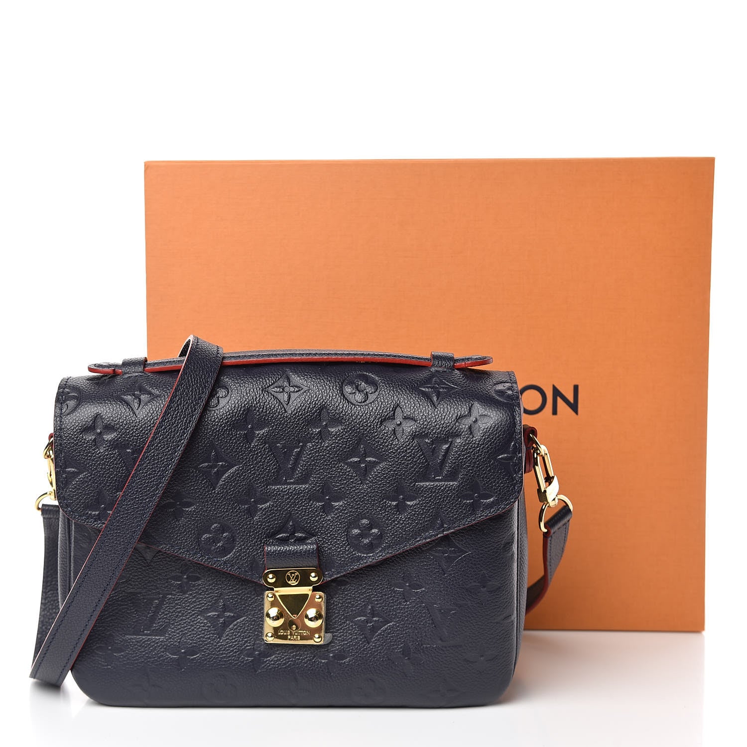 Louis Vuitton Empreinte Pochette Metis Marine Rouge 10 of 10