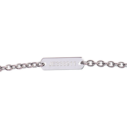 Van Cleef & Arpels 18K White Gold Diamond Pure Alhambra Pendant Necklace 7 of 8