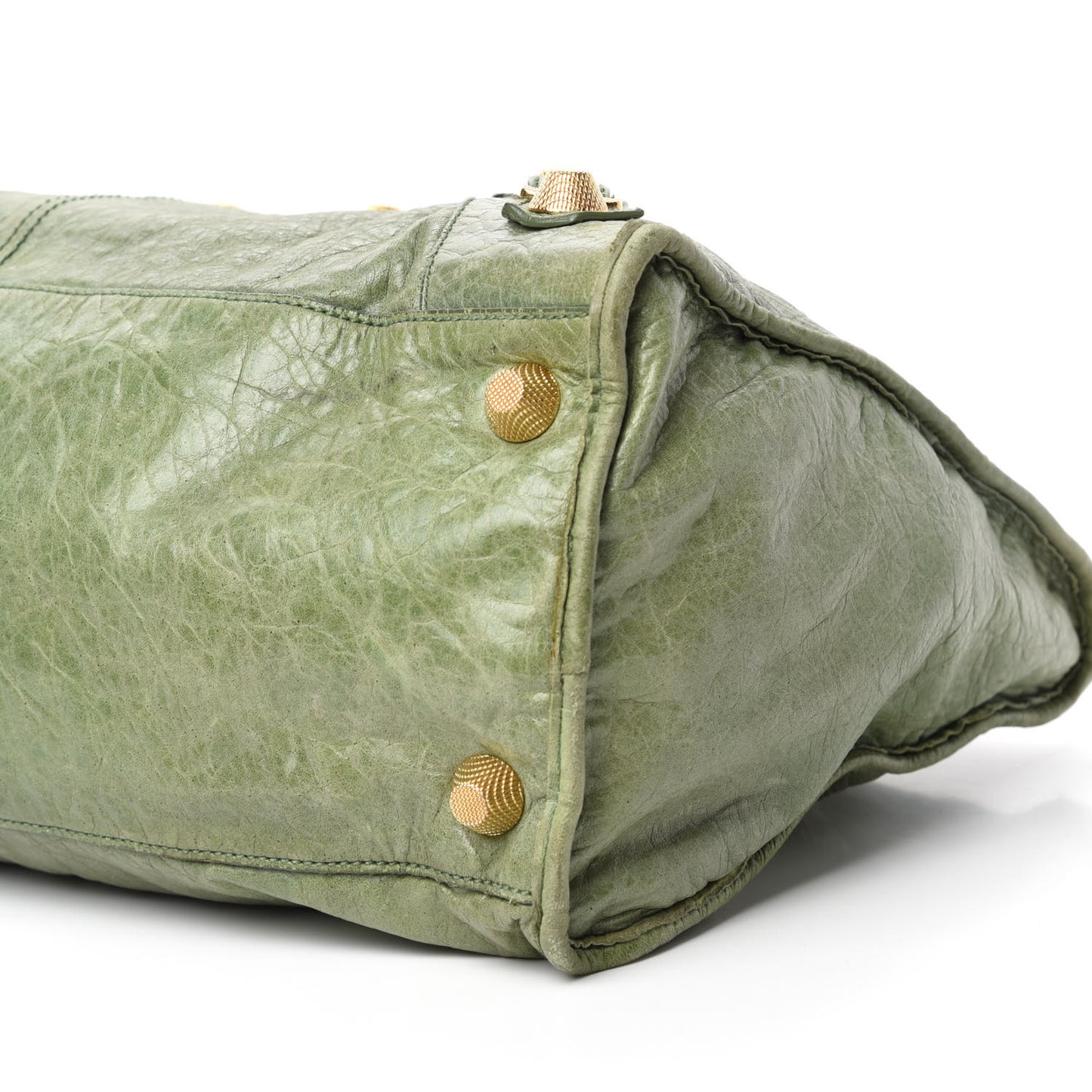 Agneau Giant 21 Gold Hardware Work Vert Militaire