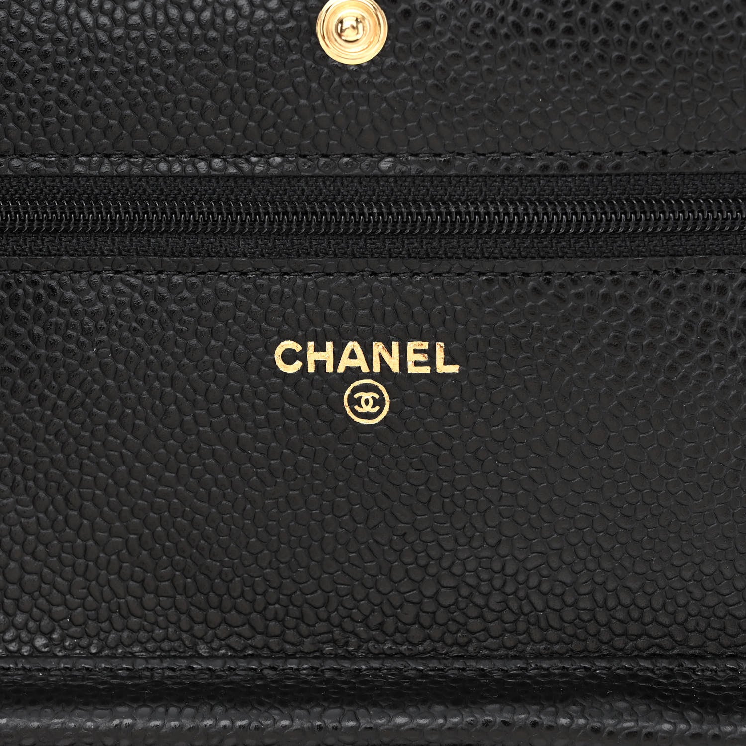 Chanel Caviar Quilted Wallet On Chain WOC Black 6 of 12