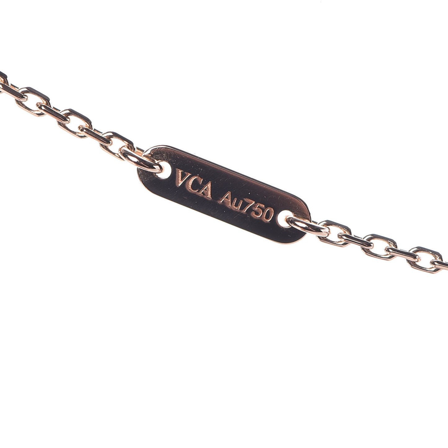 18K Rose Gold Sweet Alhambra Pendant Necklace