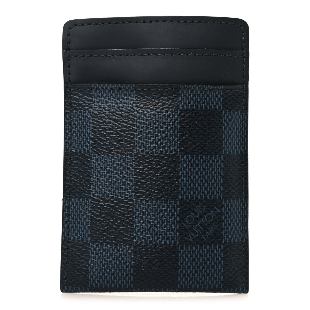Louis Vuitton Damier Cobalt Pince Card Holder Bill Clip 1 of 6