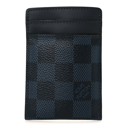 Louis Vuitton Damier Cobalt Pince Card Holder Bill Clip 1 of 6