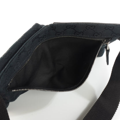 Gucci GG Monogram Double Pocket Belt Bag Black 5 of 8