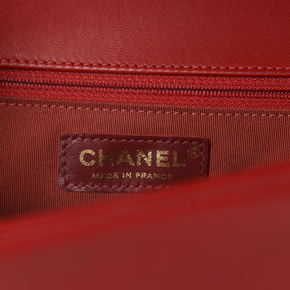 Chanel Lambskin Quilted New Medium Boy Flap Red 8 of 10