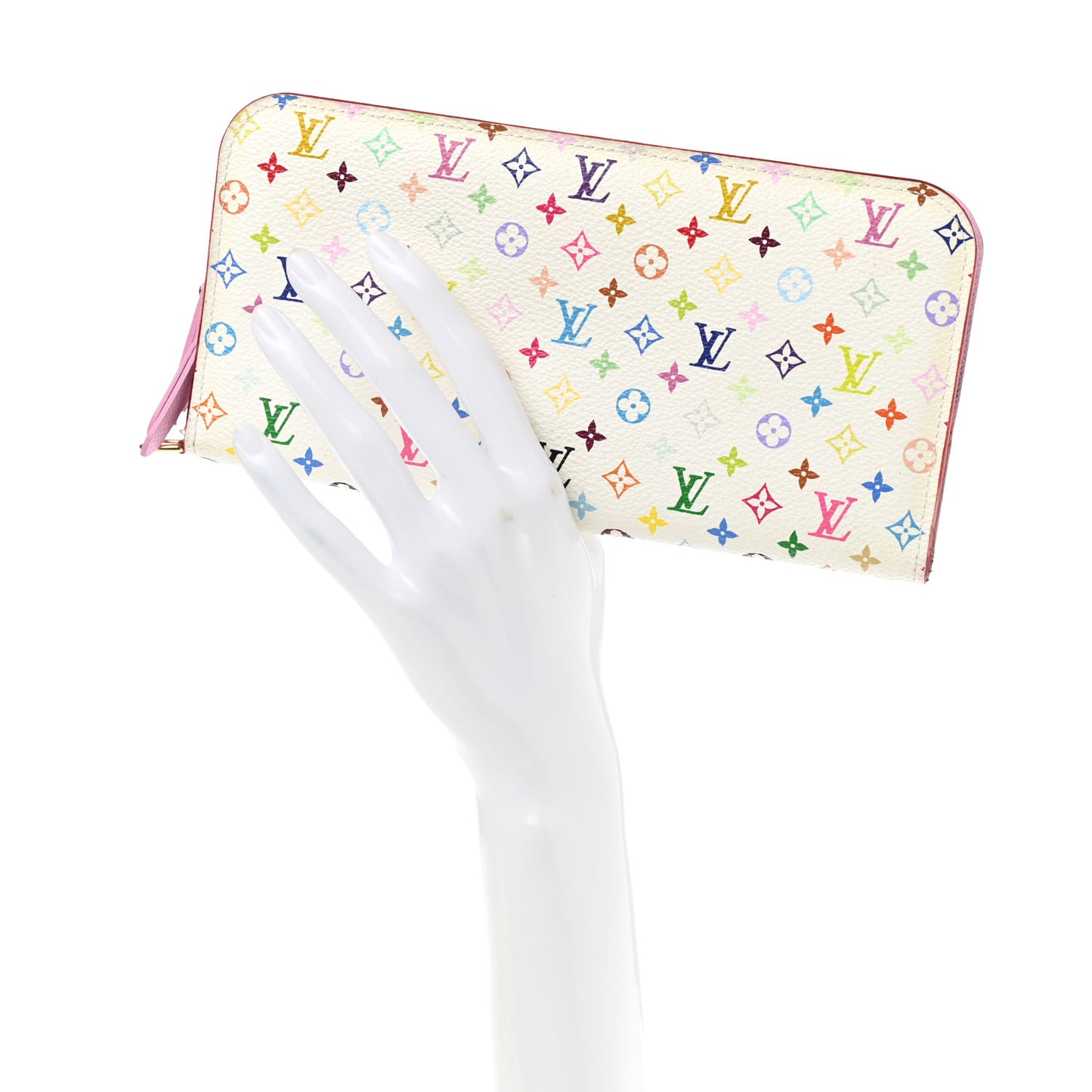 Monogram Multicolor Insolite Wallet White Litchi
