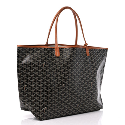 Goyard Goyardine Saint Louis GM Black Gold 4 of 10