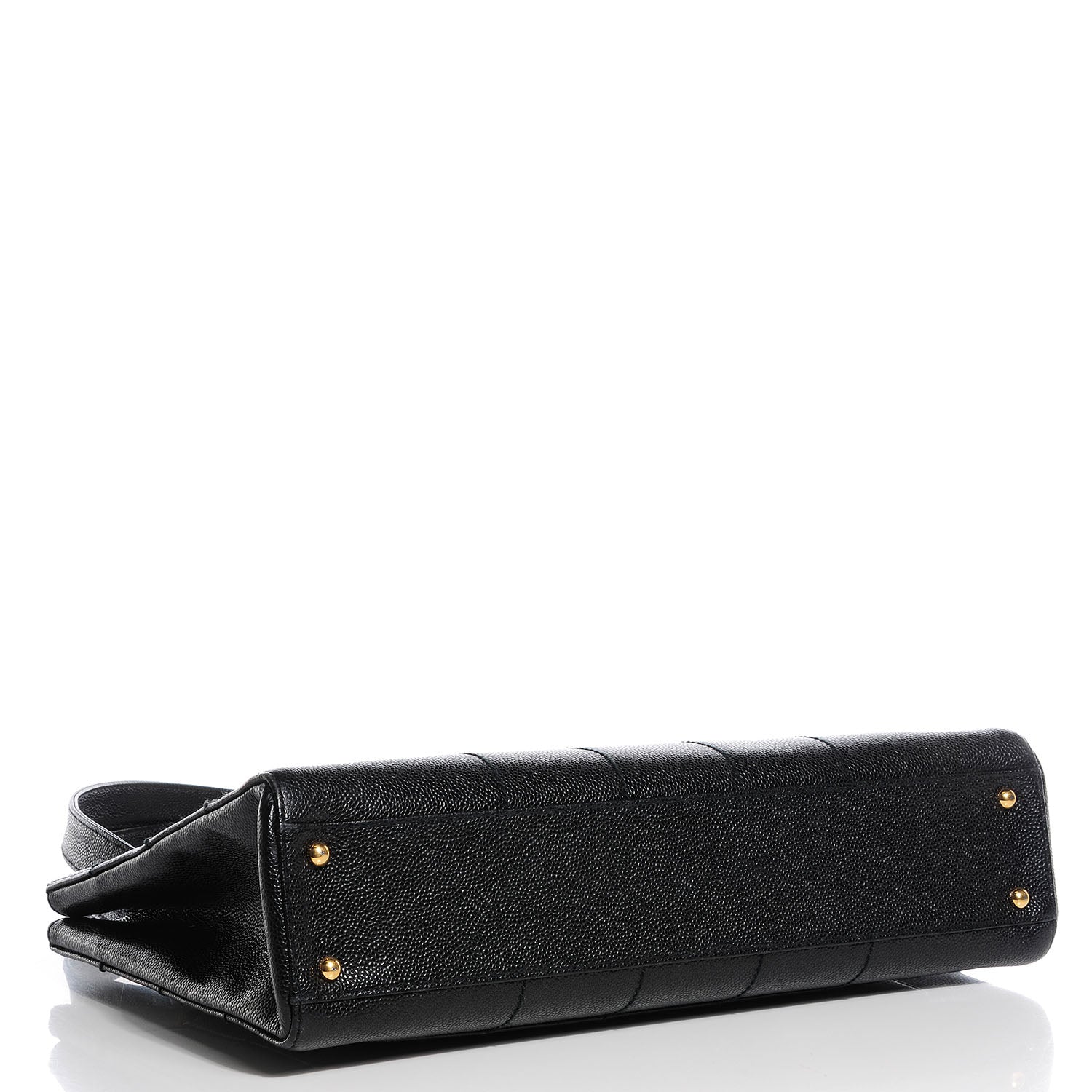 Chanel Caviar Square Stitched Shoulder Bag Black 4 of 7