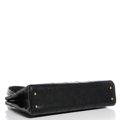 Chanel Caviar Square Stitched Shoulder Bag Black 4 of 7