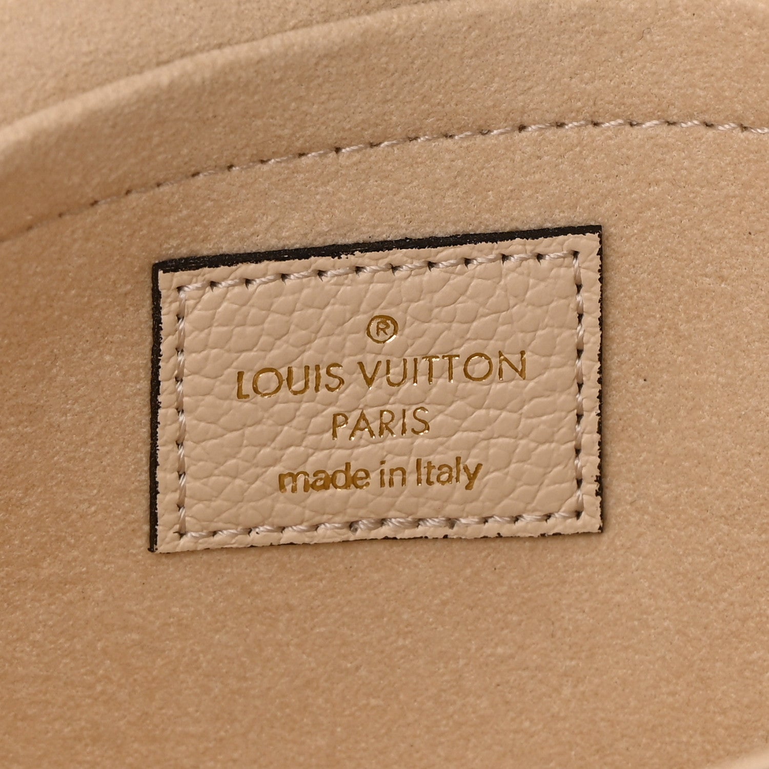 Louis Vuitton Empreinte Pochette Felicie Chain Wallet Cream 7 of 10