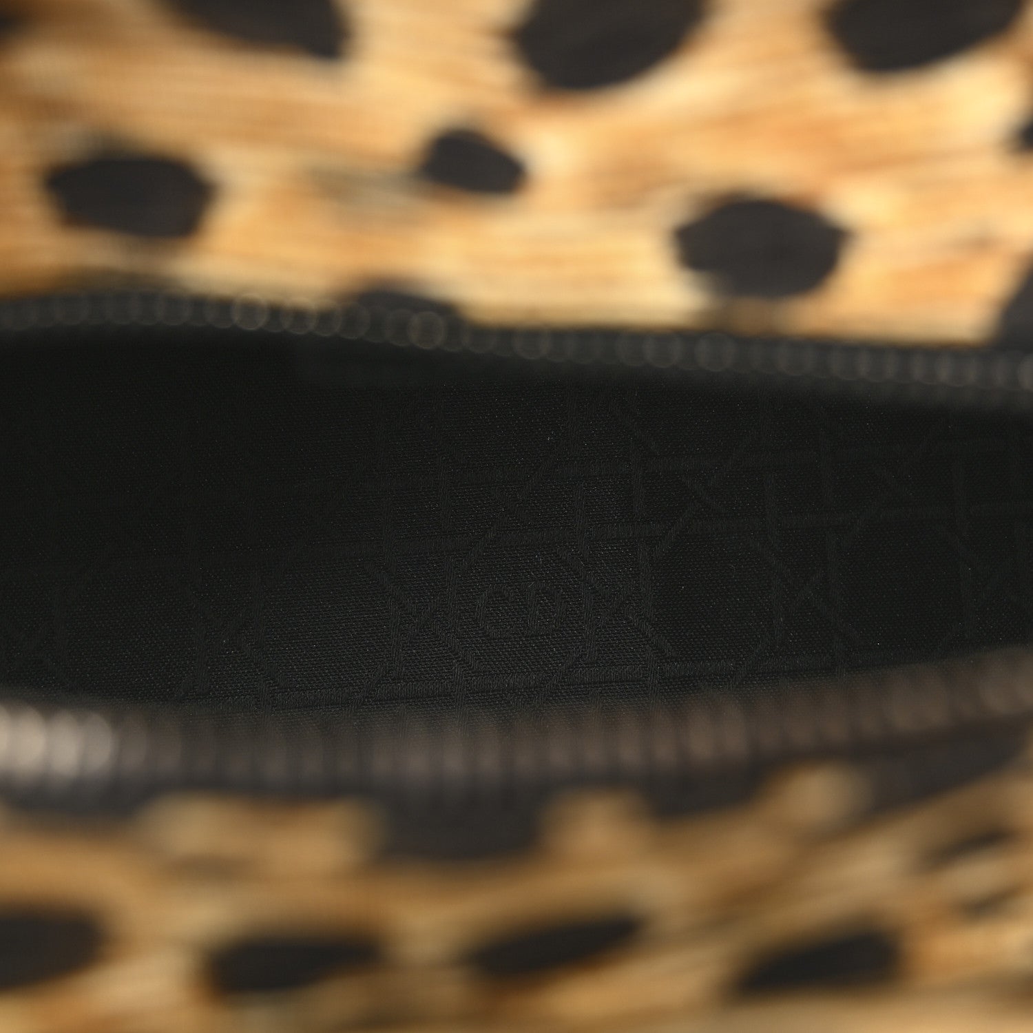 Christian Dior Canvas Leopard Print Medium Lady Dior 5 of 11