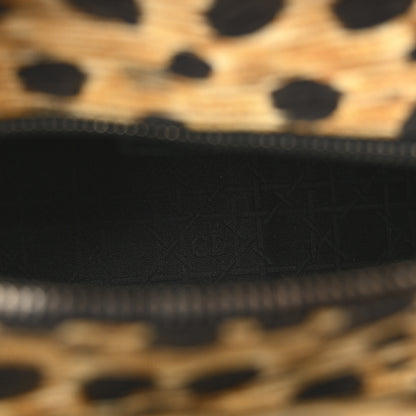 Christian Dior Canvas Leopard Print Medium Lady Dior 5 of 11